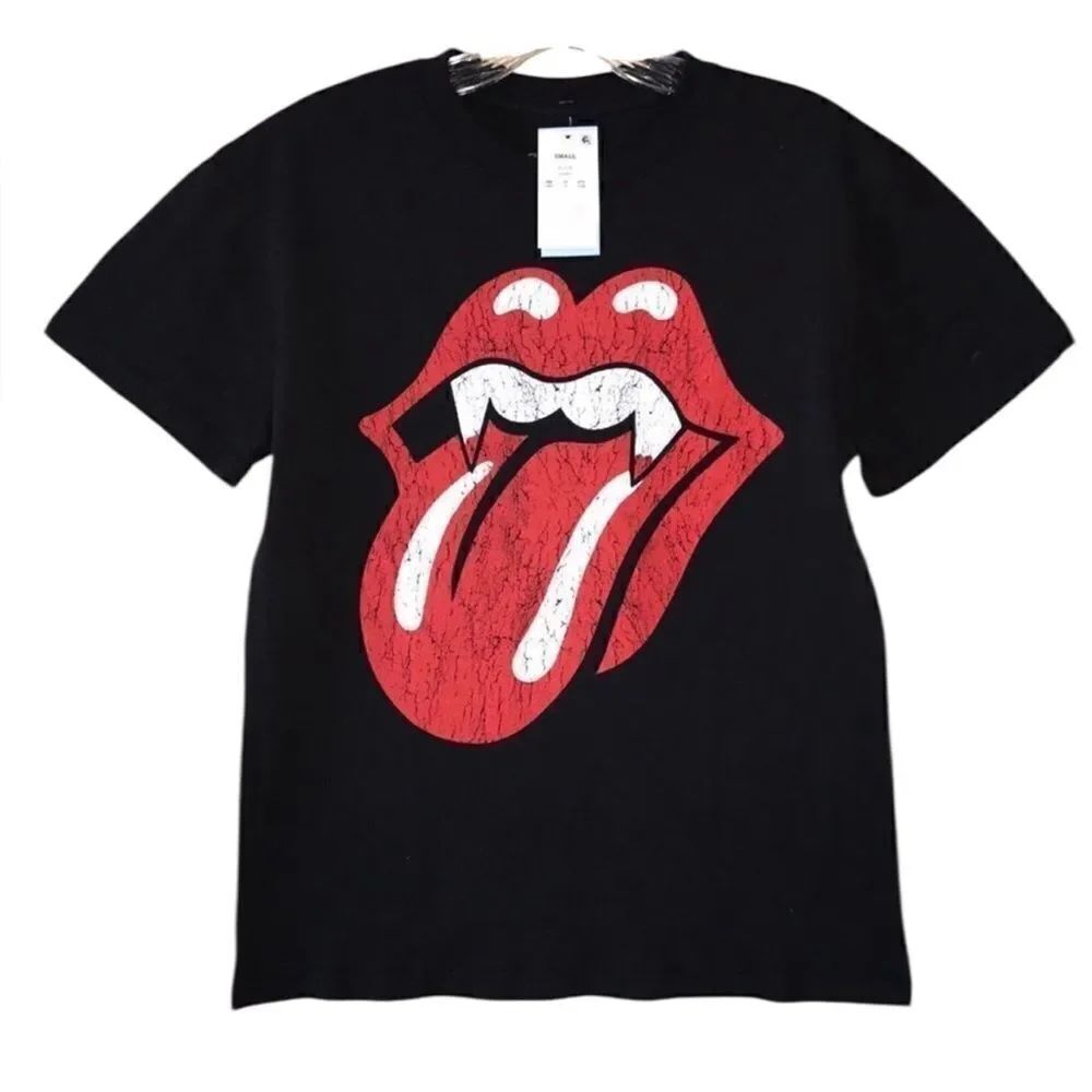 NEW The Rolling Stones Black Tee Shirt